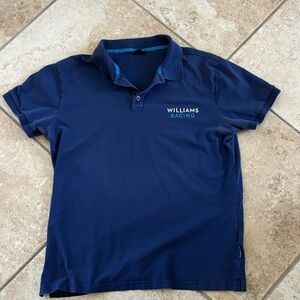 Williams Racing blue polo shirt XL